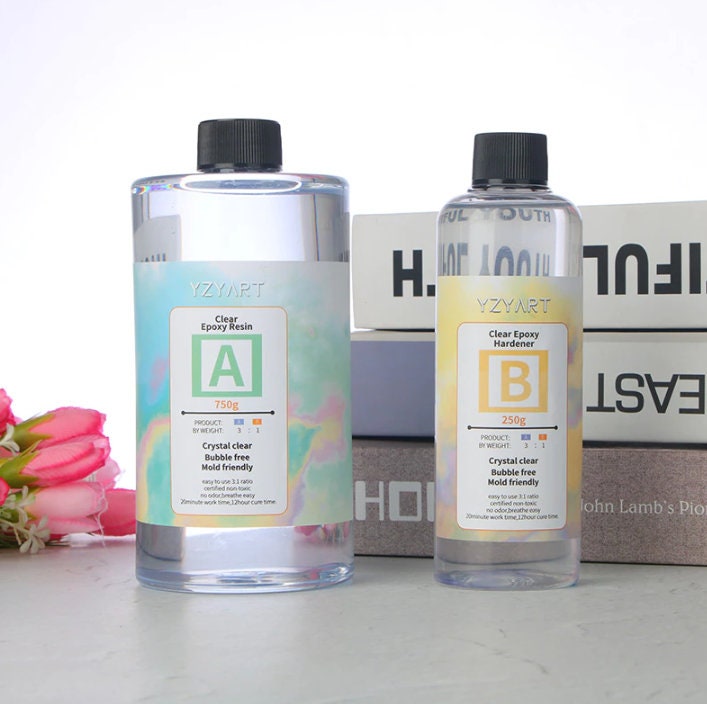 Ultra Clear Epoxy Resin for Art, Crafts, and Jewelry - 3:1 Mixing Ratio