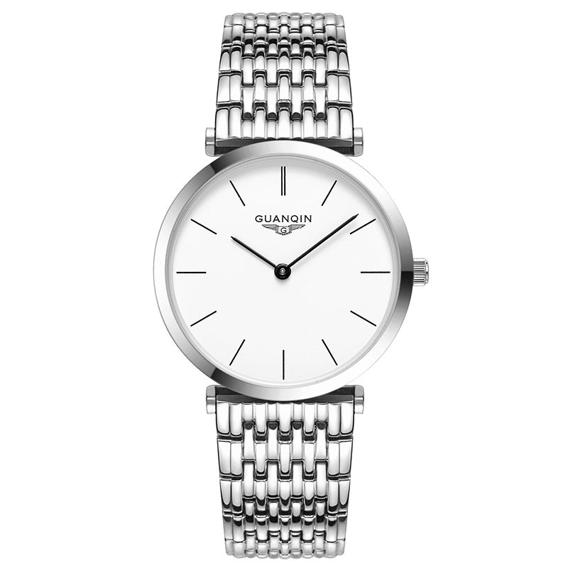 Stylish Quartz Watch with Sapphire Crystal, Water-Resistant for Men and Women