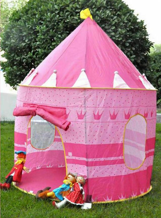 Pink Princess Castle Play Tent for Kids