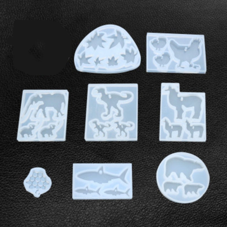 Multi-Animal Silicone Mold for Creative Crafting