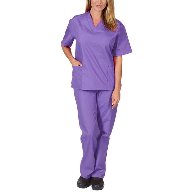 High-Quality Unisex Nursing Scrubs with Elasticity and Comfort