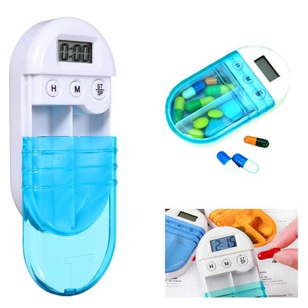 Portable Smart Pill Box with Alarm Clock and Voice Recorder