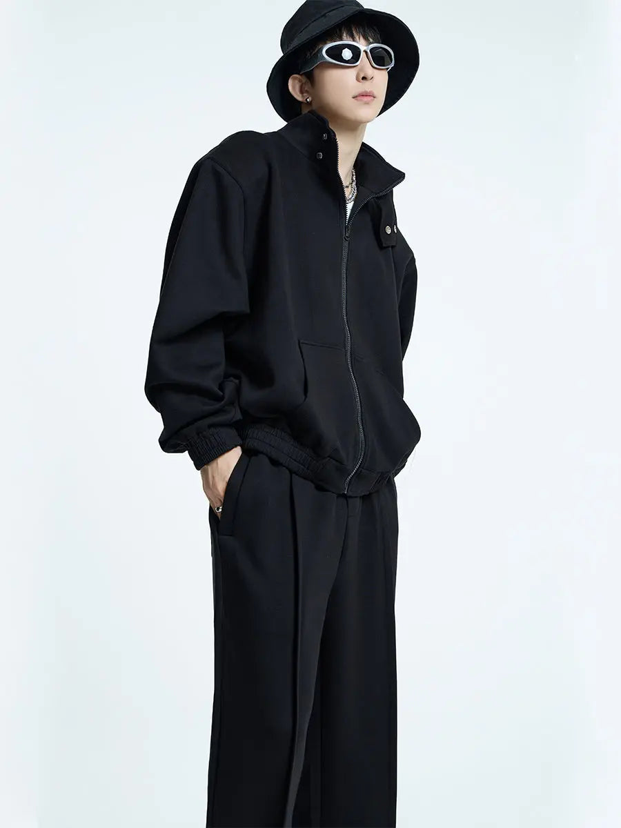 【23s September】Elegant Casual Trousers & Top Set for Men