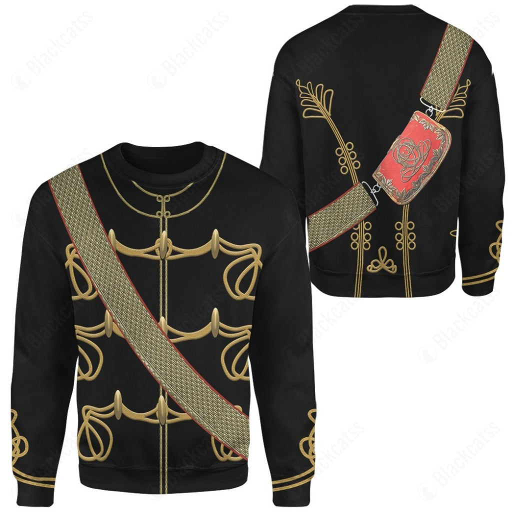 Historical British Army 7th Queens Own Hussars Custom T-Shirt