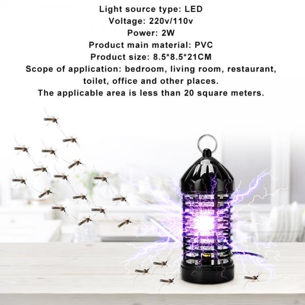 LED Mosquito Killer Lamp - Pest Control Zapper for Home