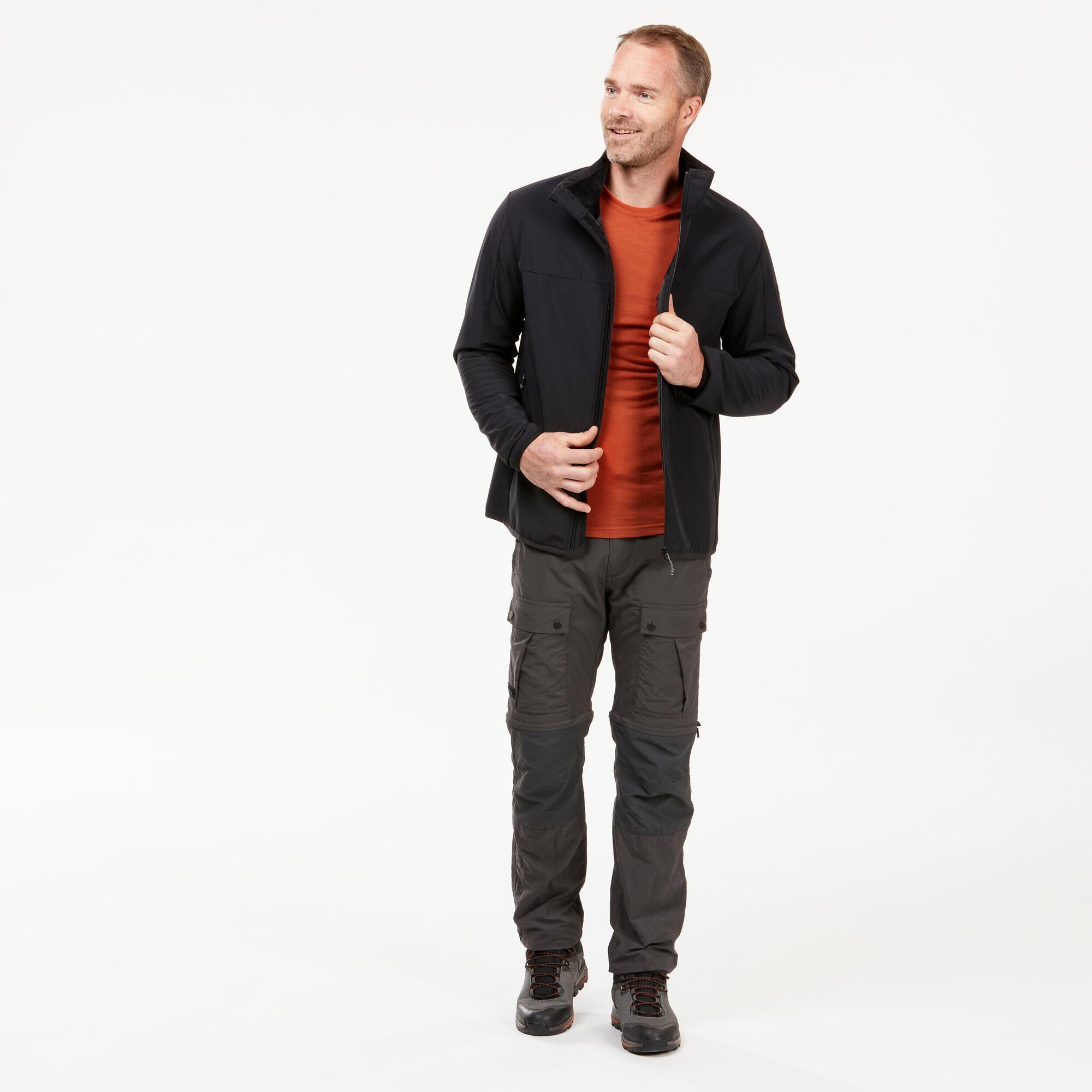 Men's Versatile Windproof Warm Jacket - MT100 WINDWARM