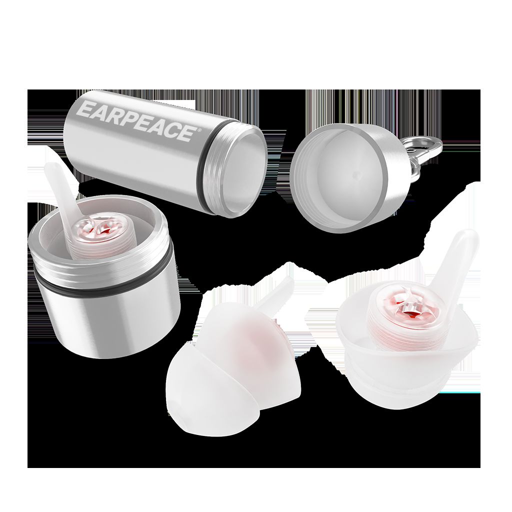 Music Pro Ear Protection Set by EARPEACE - Premium Sound Filtering Earplugs