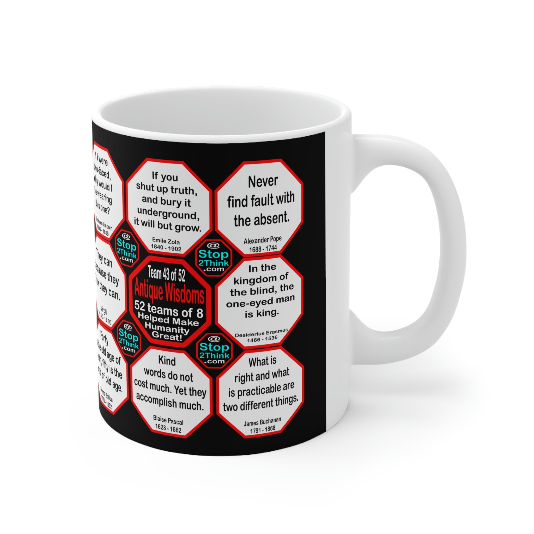 Inspirational Wisdom Mug - Team 43 of 52 Teams