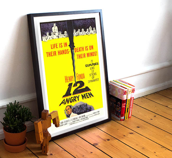 12 Angry Men - 1957 Reprint Movie Poster