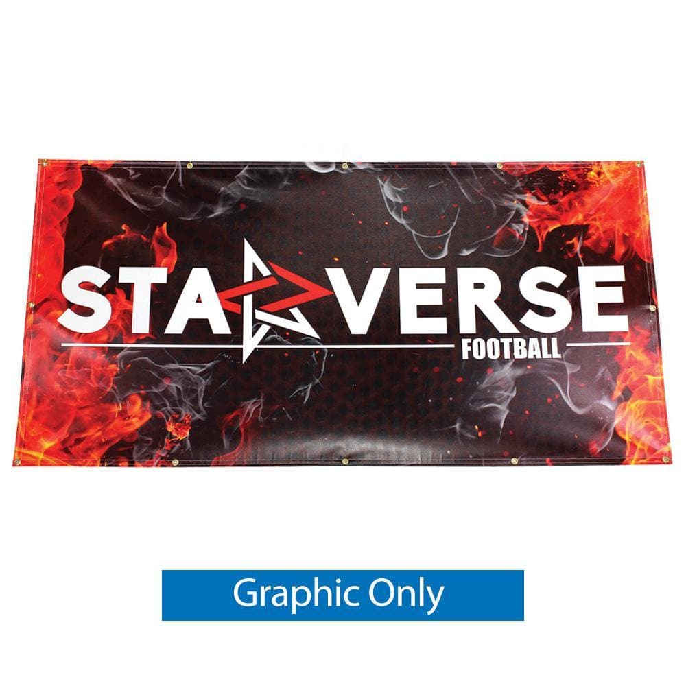Durable Aluminum A-Frame Banner Stand with UV-Printed Graphics