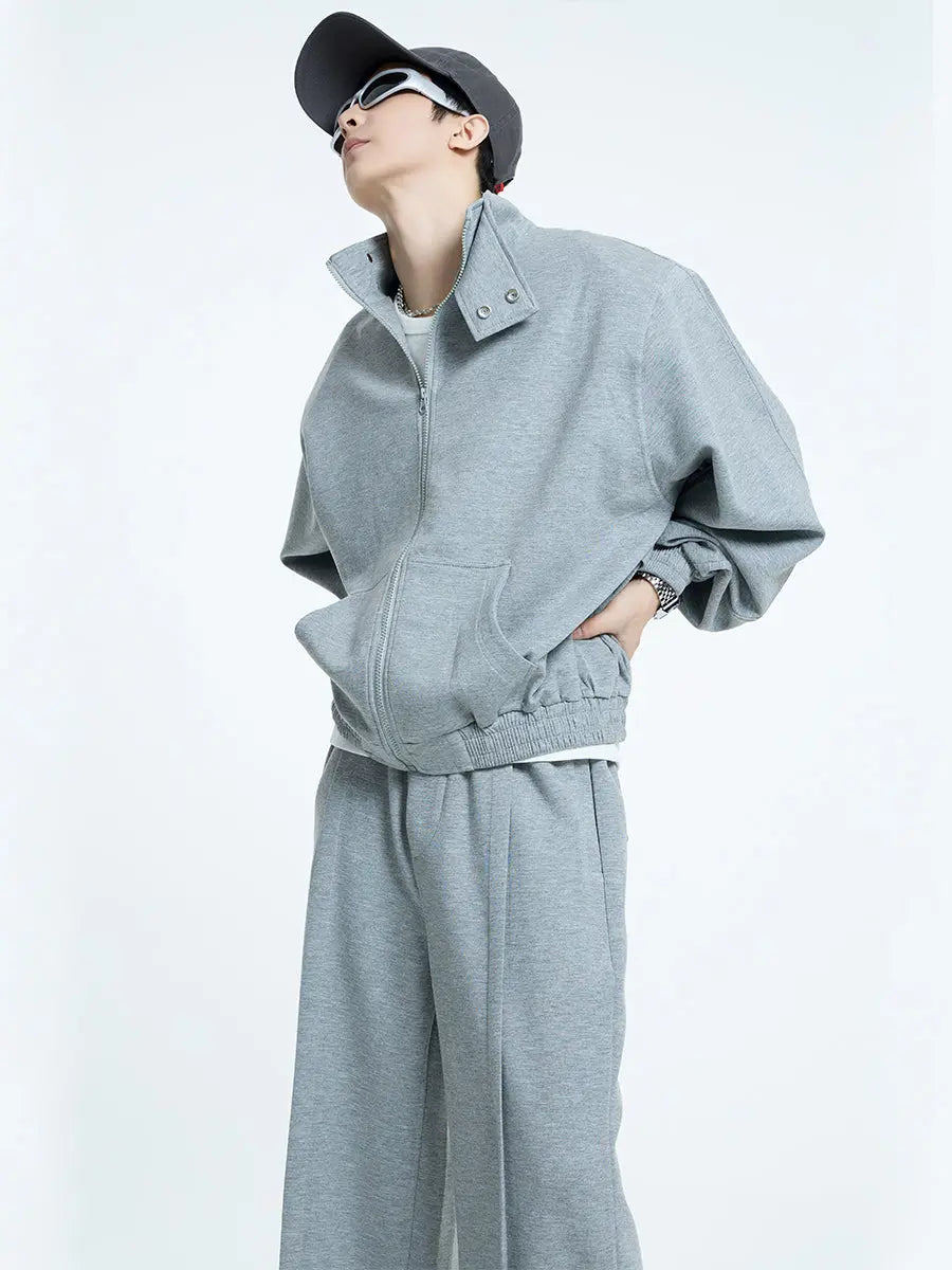 【23s September】Elegant Casual Trousers & Top Set for Men