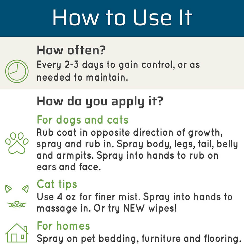 Natural Wondercide Lemongrass Flea, Tick & Mosquito Spray for Pets and Home