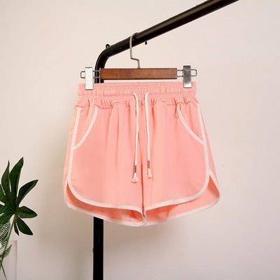 Elastic High-Waist Booty Shorts for Women - Casual Summer Style