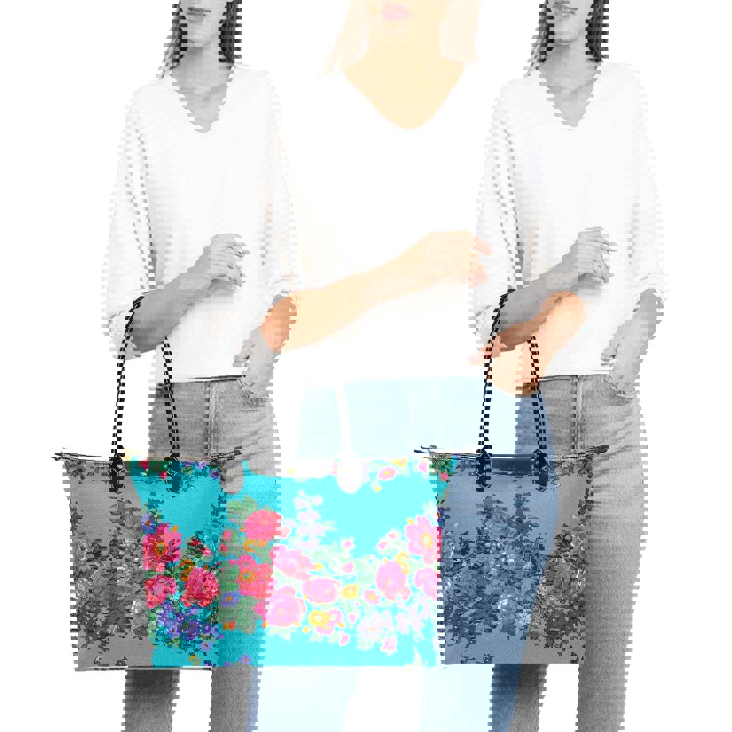 Stylish Nylon Single-Shoulder Lady Handbag