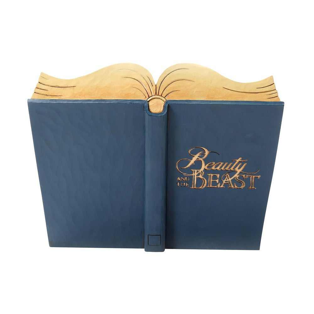 Jim Shore Disney Traditions: "Love Endures" Belle and Beast Storybook Figurine