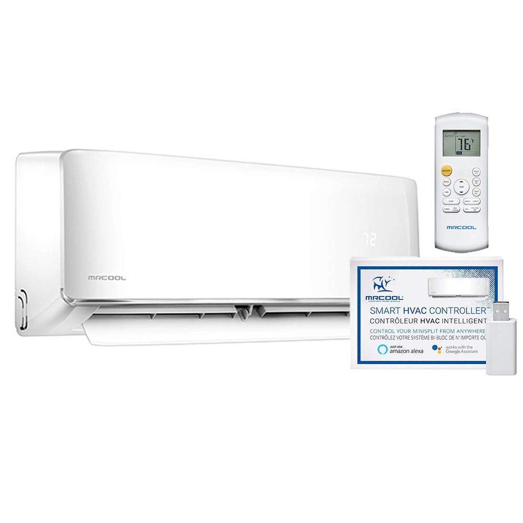 MrCool 4th Gen 12K BTU Ductless Air Handler, 115V, 25ft Cable