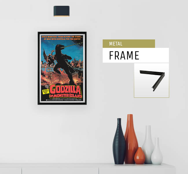 Godzilla on Monster Island - 1972 Reprint Movie Poster