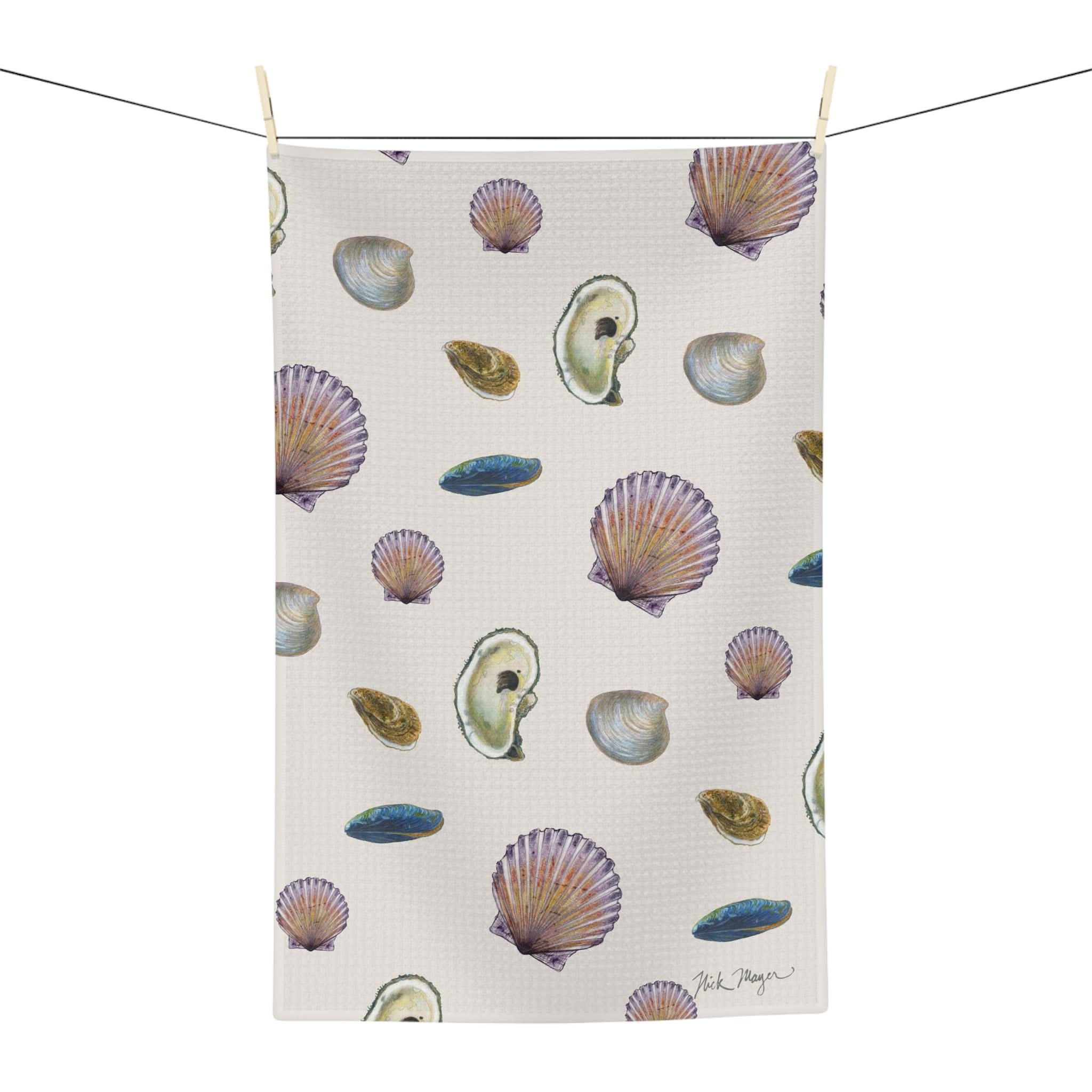 Vibrant Shells II Soft Kitchen Towel - Premium Quality