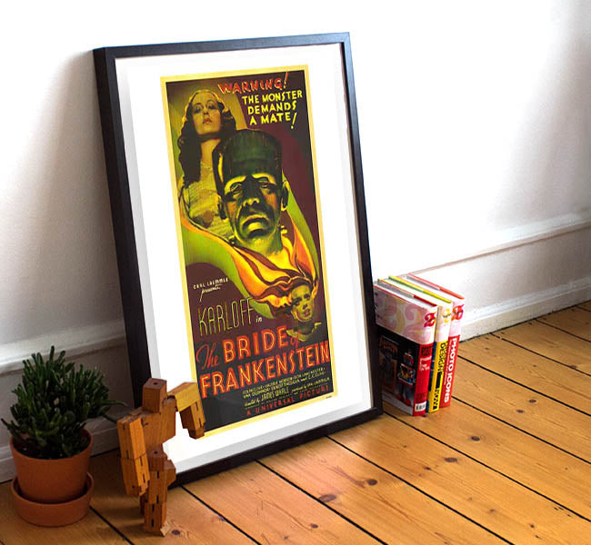 Bride of Frankenstein - 1935 Vintage Style B Movie Poster