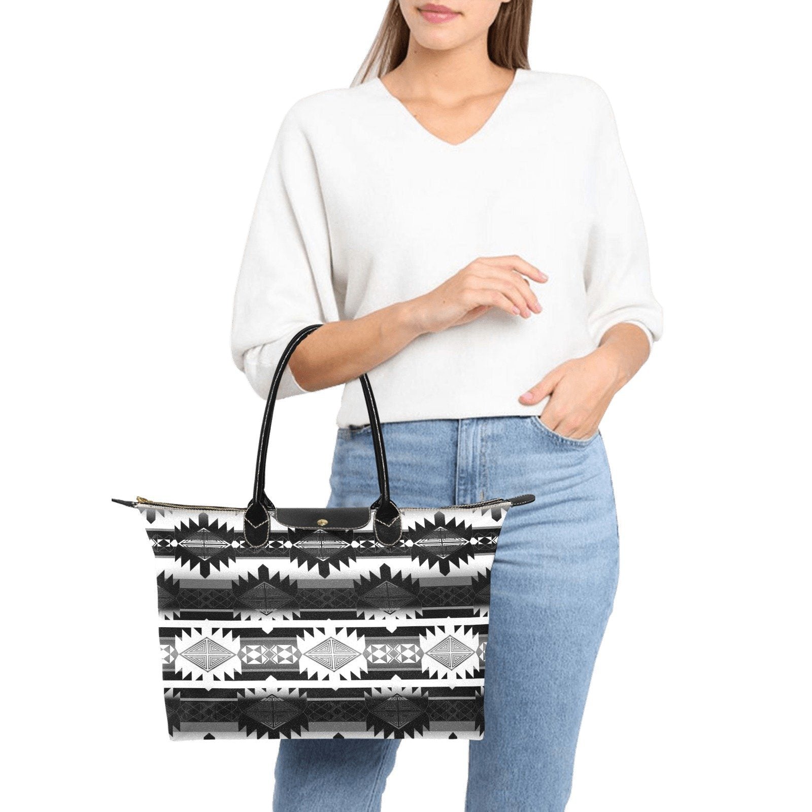 Stylish Nylon Single-Shoulder Lady Handbag