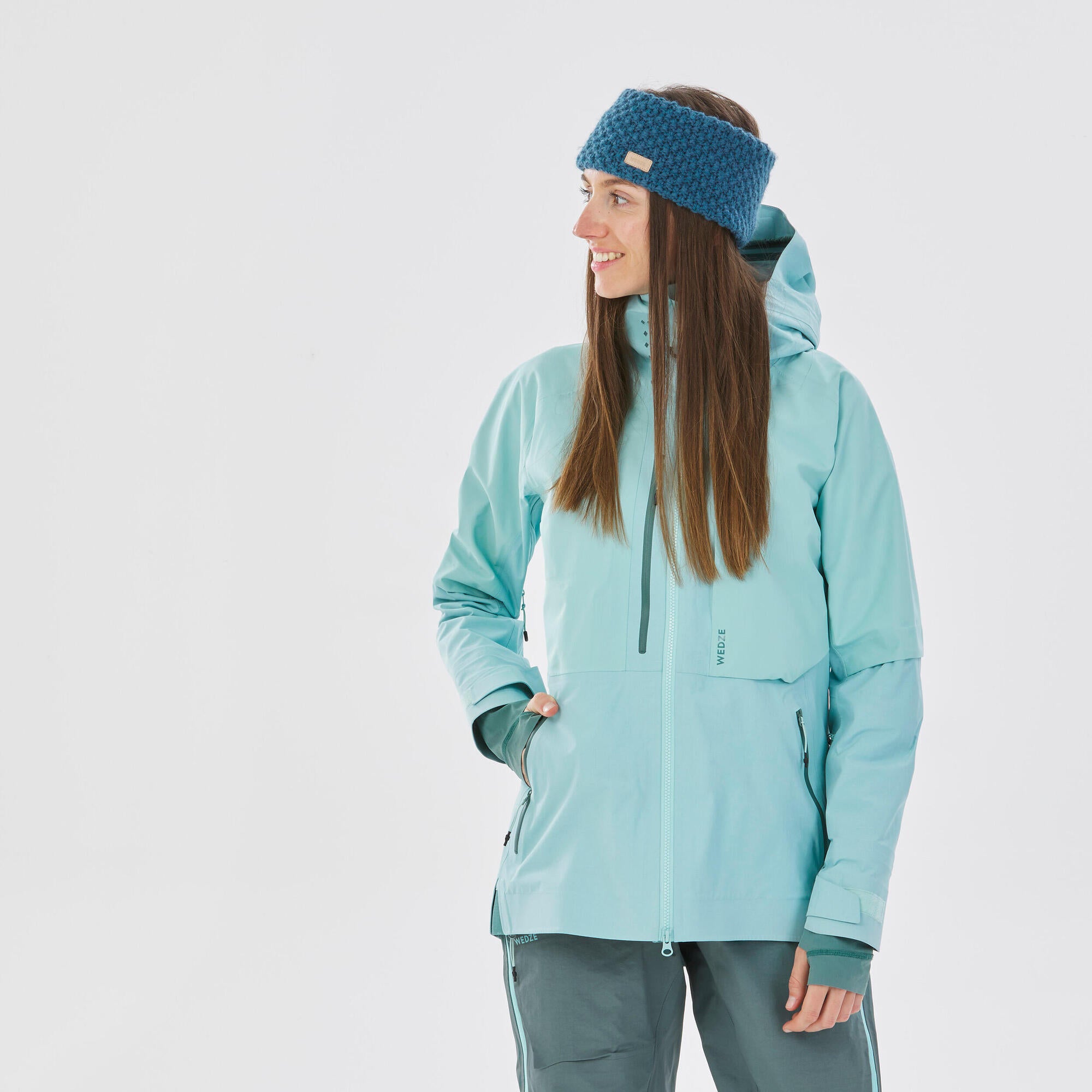 Women's Advanced Freeride Ski Jacket FR900 - Blue