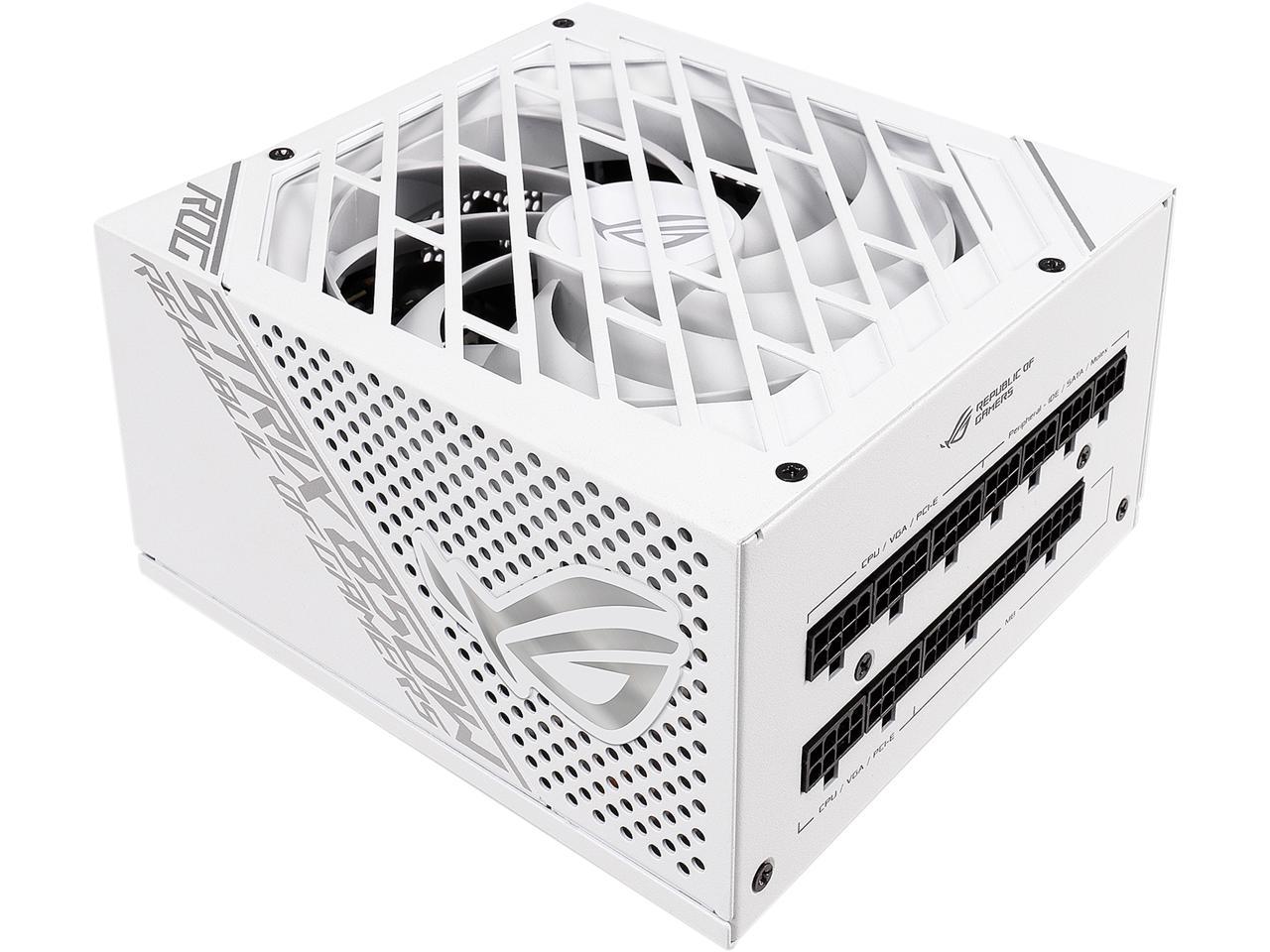 ASUS ROG STRIX 850W White Edition Power Supply - Premium Cooling, Efficiency, and Silence