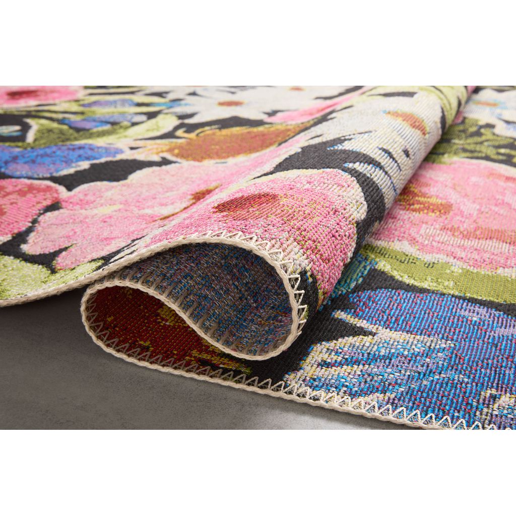 Loloi II Botanical (BOT-01) Outdoor Area Rug with Poppy Design