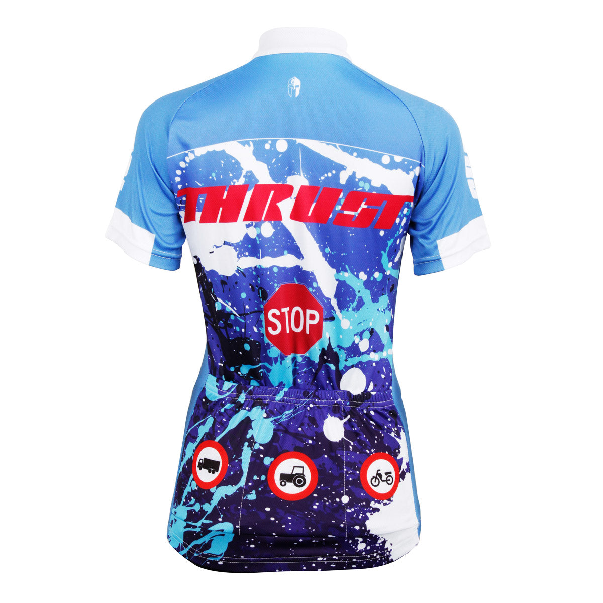 Ilpaladino Blue THRUST Storm Women's Summer Cycling Jersey