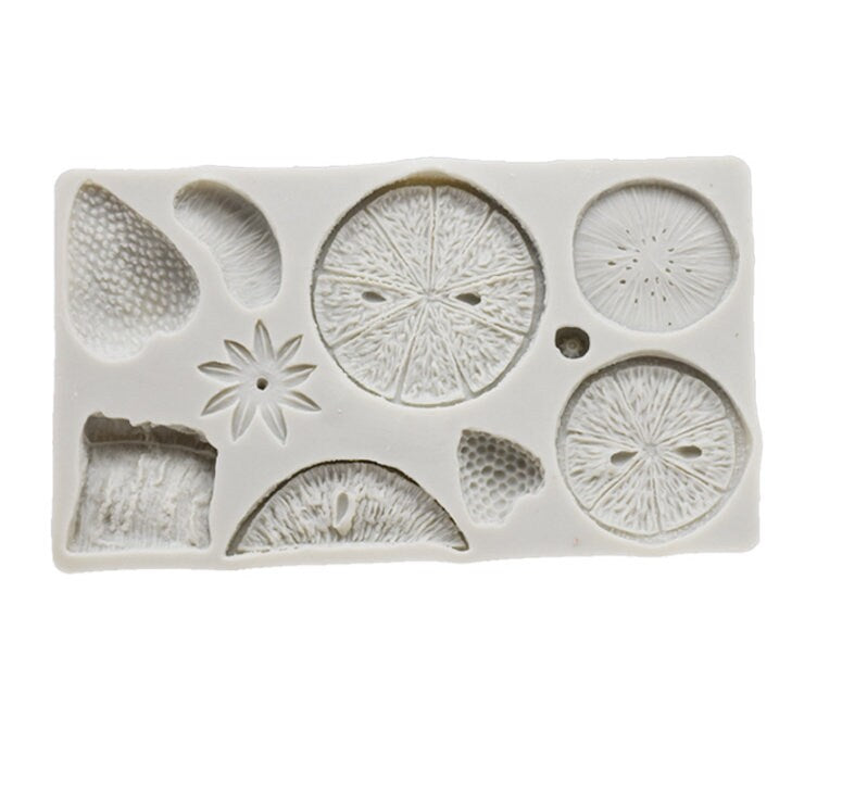 3D Fruit Silicone Molds for Creative Candy and Cake Decorations