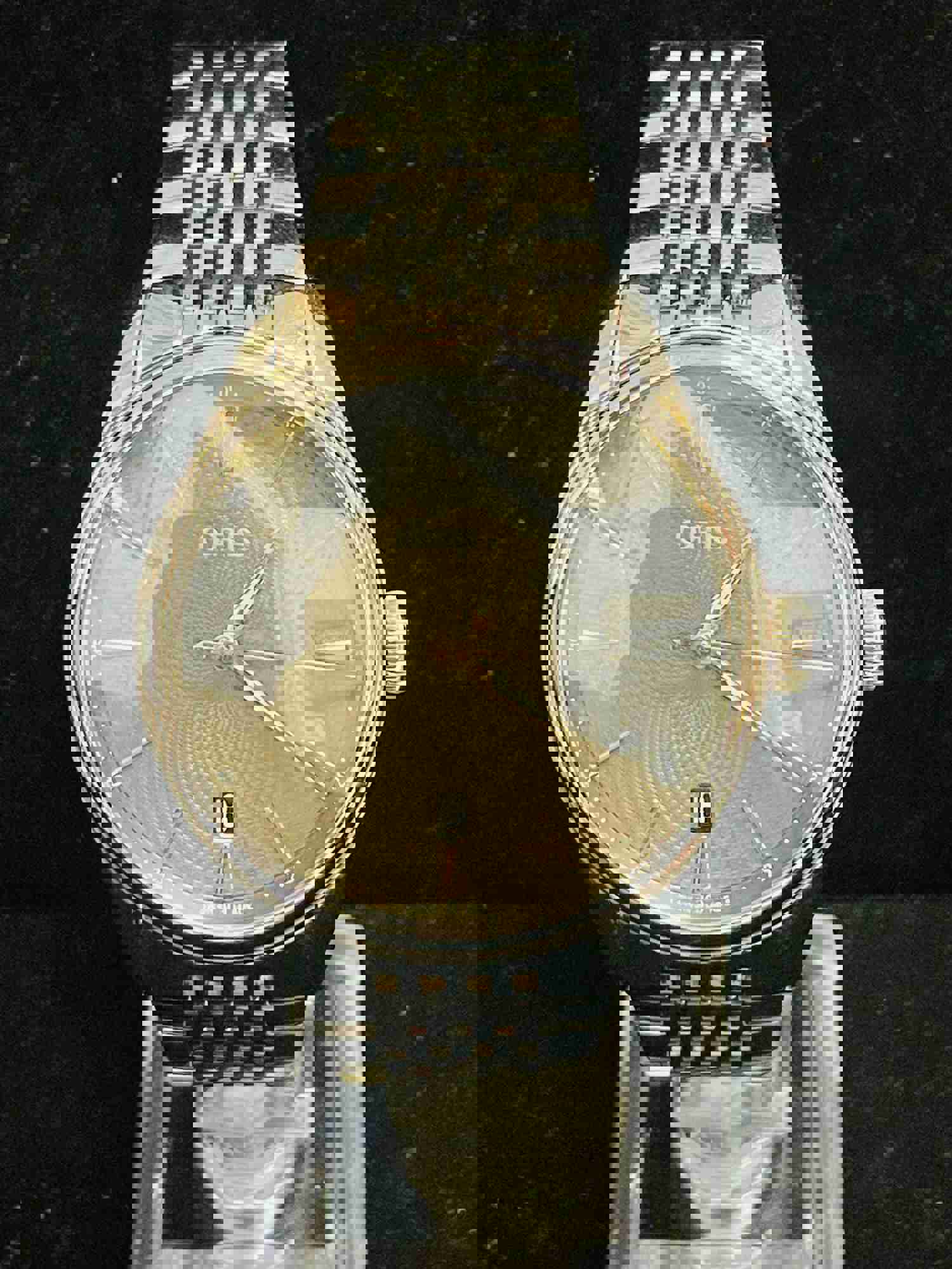 Oris Men's Stainless Steel Skeleton Watch with Sunray Dial