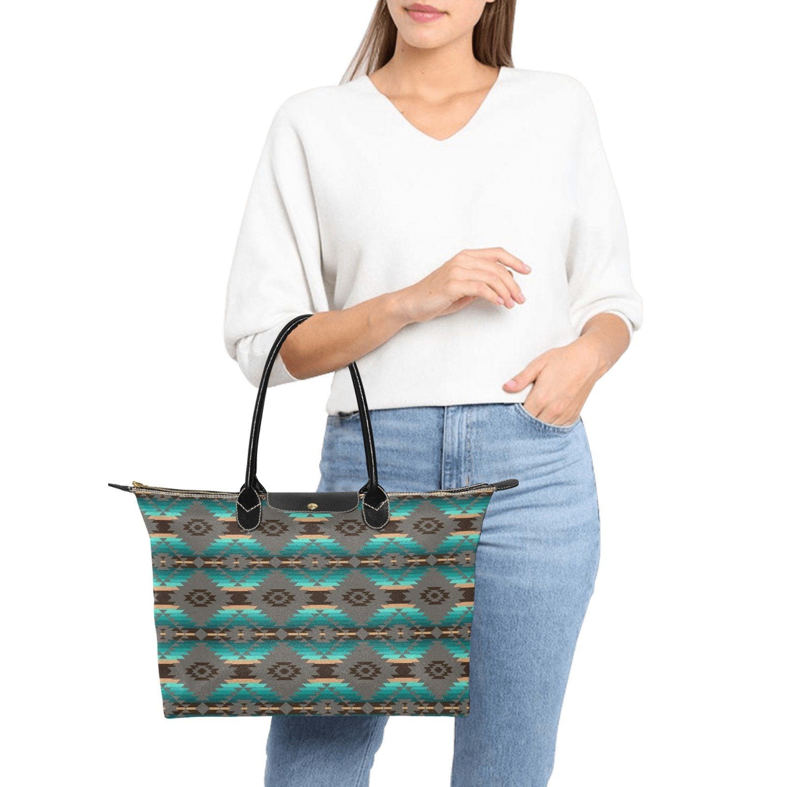 Stylish Nylon Single-Shoulder Lady Handbag