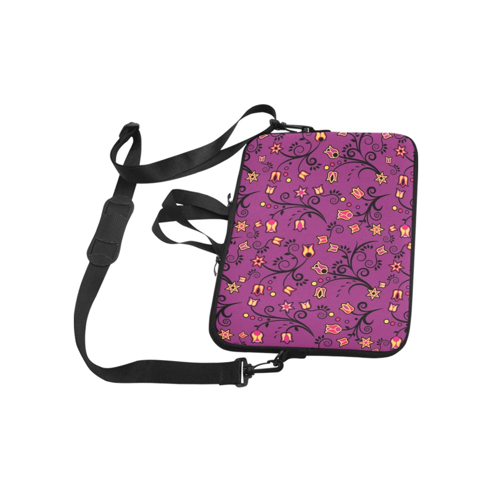Laptop Sleeve Bag with Double Zipper and Adjustable Strap