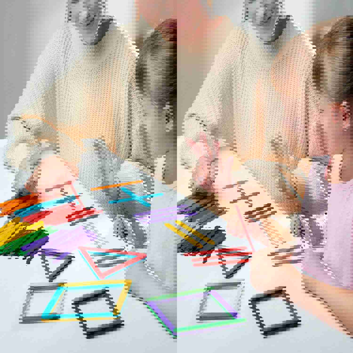 [Case of 10,000] Premium Colored Popsicle Sticks - 4.5 Inch Craft & Educational Wooden Sticks