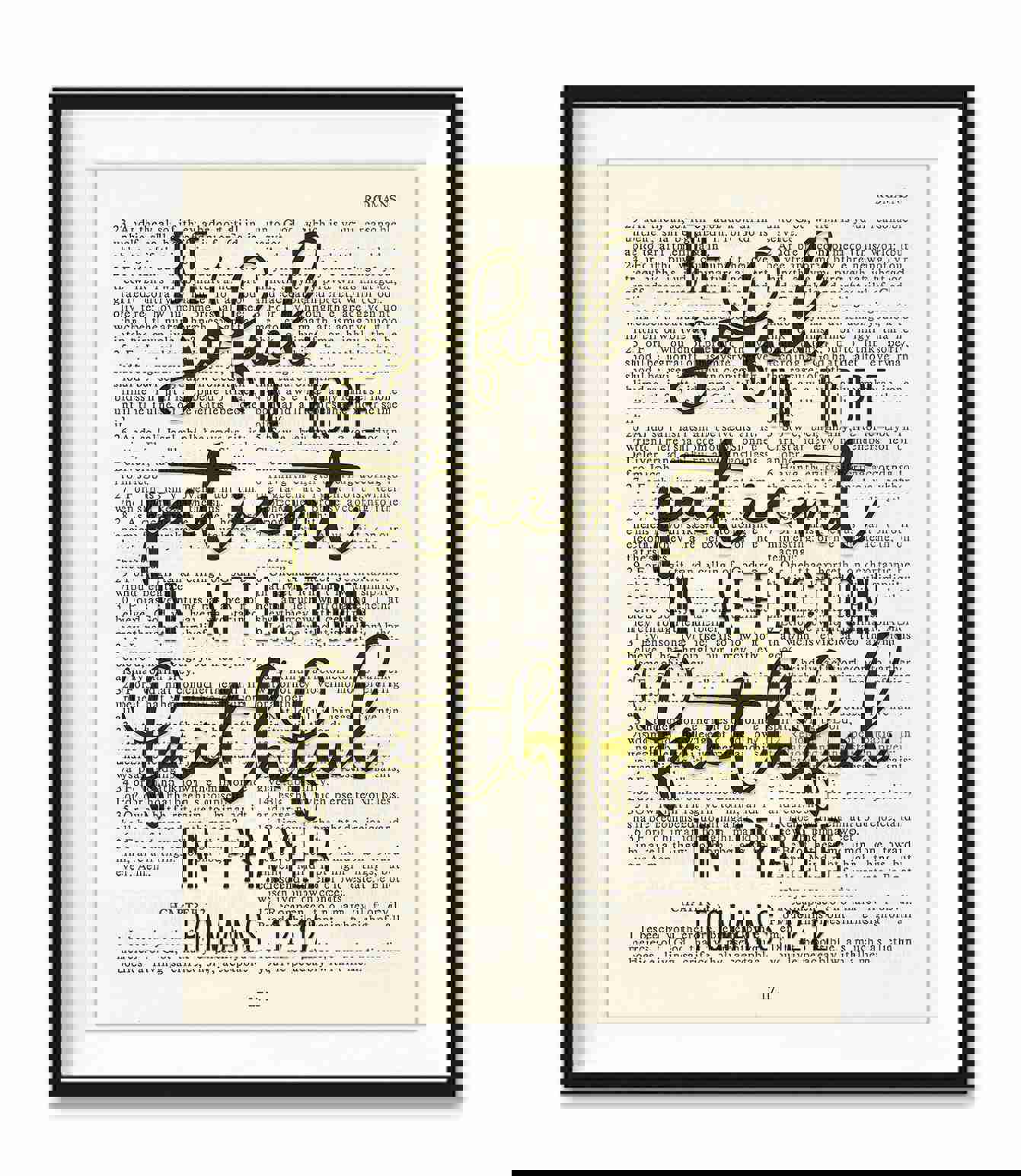 Inspirational Romans 12:12 Christian Art Print