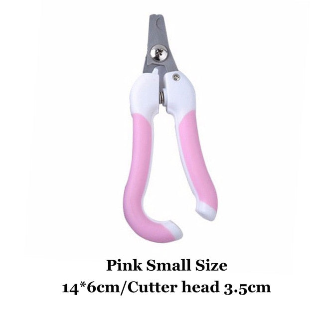 Premium Stainless Steel Pet Nail Clippers for Dogs and Cats - Safe & Effortless Trimming