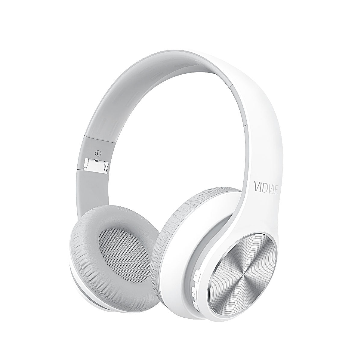 Premium Deep Bass Bluetooth Over-Ear Headphones - White