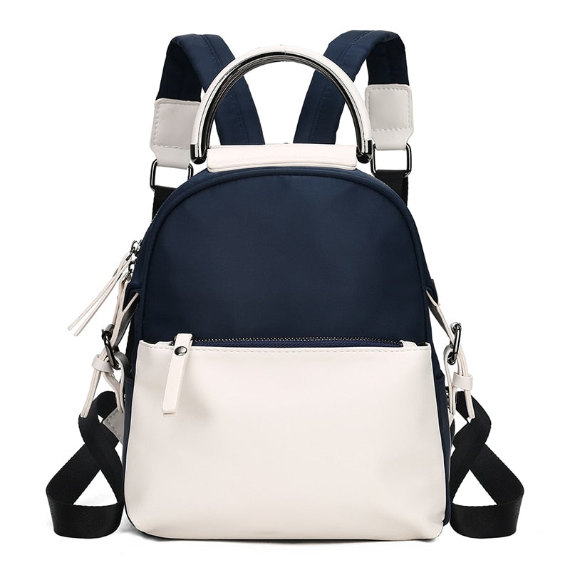 Kukombo Trendy Nylon Backpack for Women, Multi-Purpose Travel and School Bag