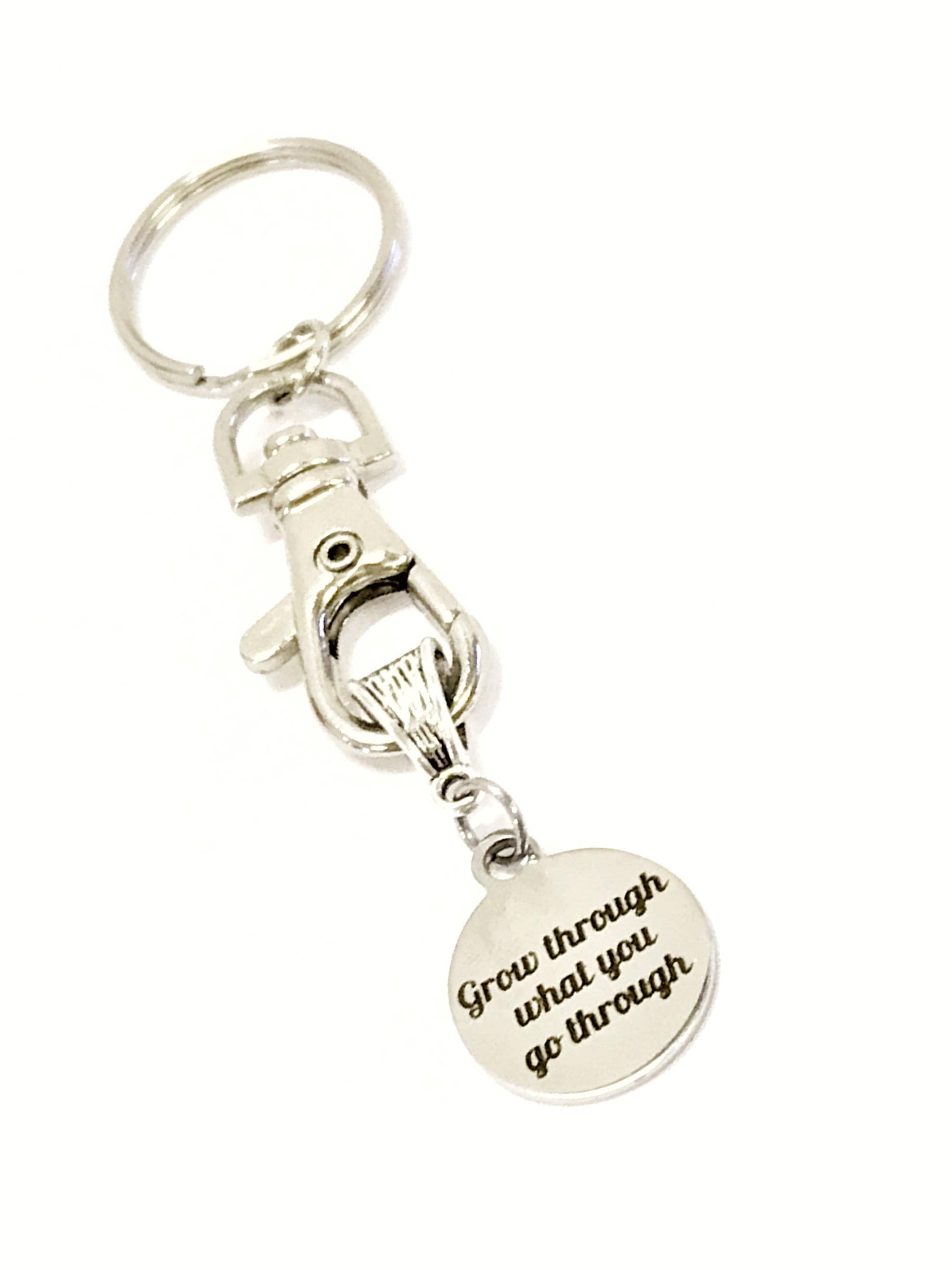 Inspirational Keychain - Overcome Challenges with Style