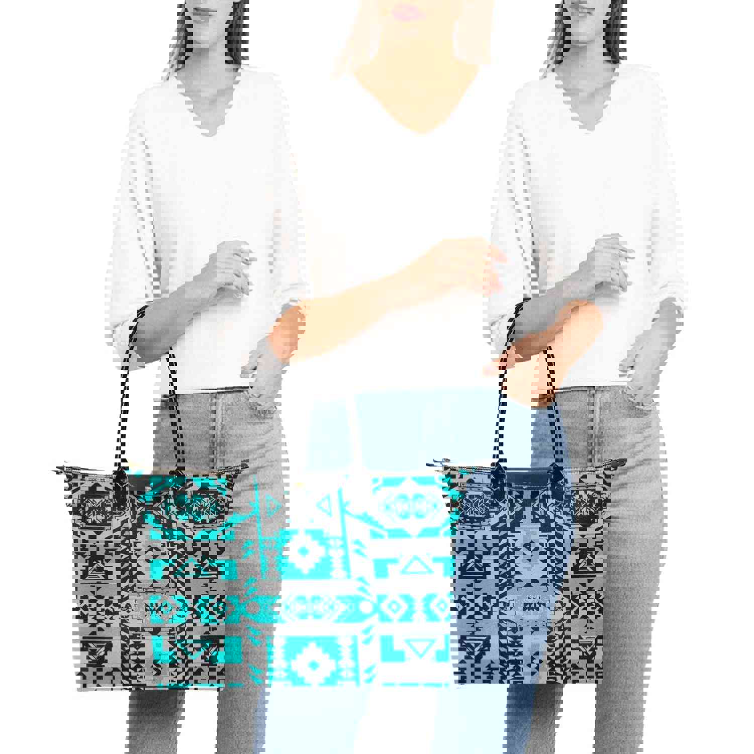 Stylish Chiefs Mountain Sky Single-Shoulder Lady Handbag