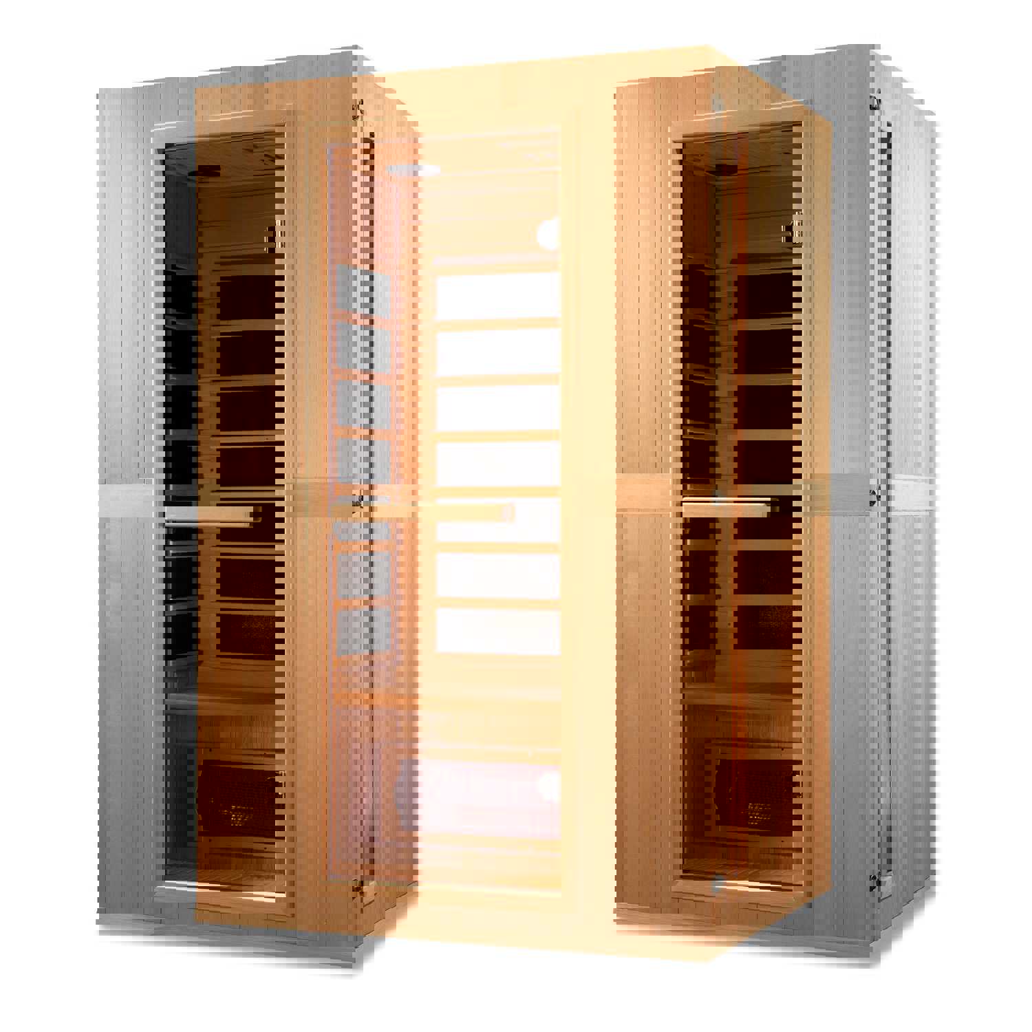 Golden Designs Maxxus Serenity Dual Tech 2 Person Infrared Sauna