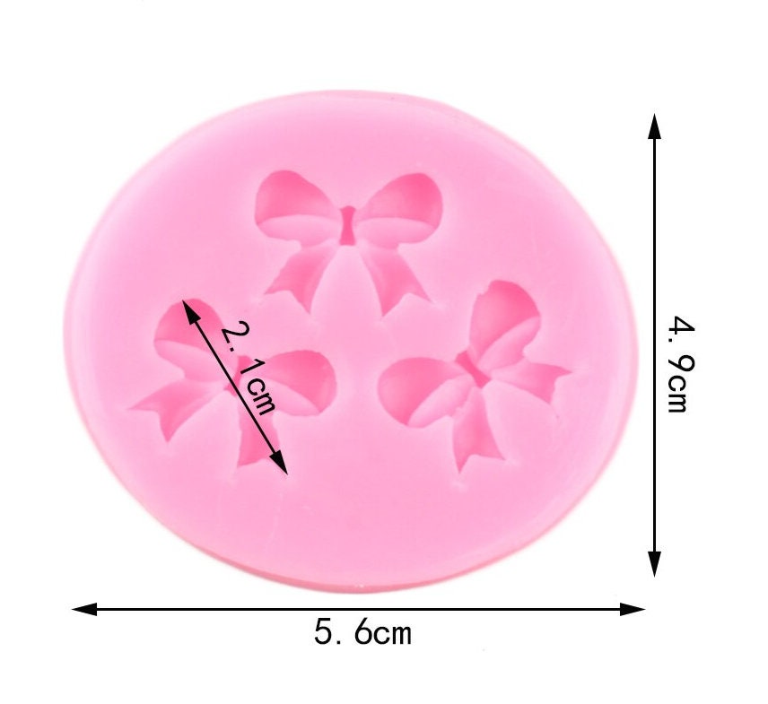 Silicone Bowtie Mold - Multipurpose Mini Bows Craft Mold