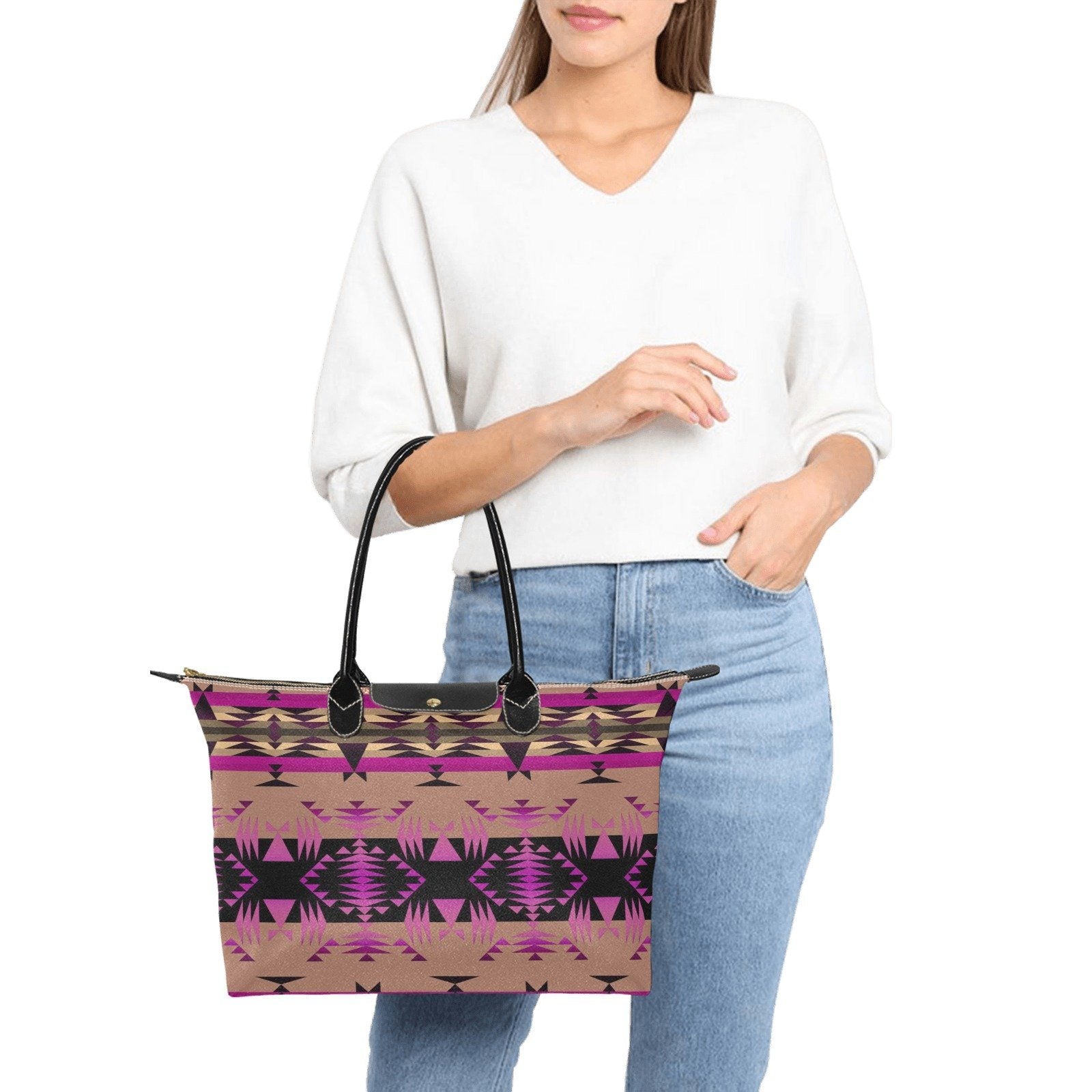 Stylish Nylon Single-Shoulder Handbag for Fashion Women