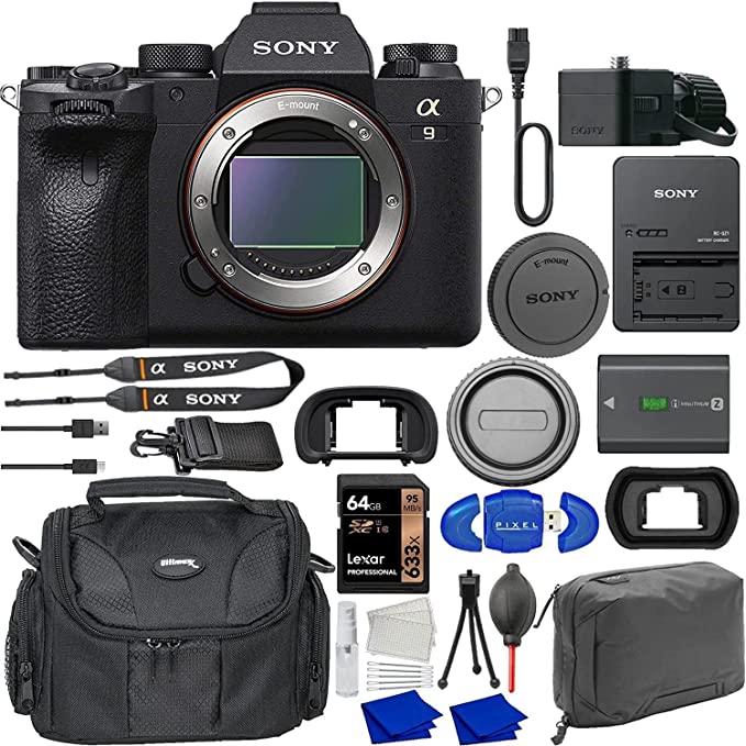 Sony Alpha a9 II Full-Frame Pro Camera Bundle with Accessories