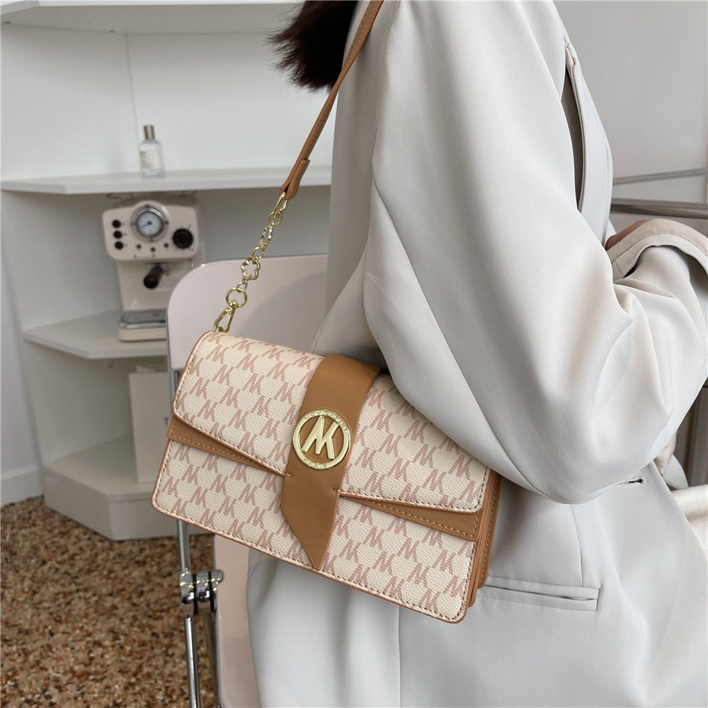 Kukombo Luxury Women's Crossbody Bag, Trendy Letter Print