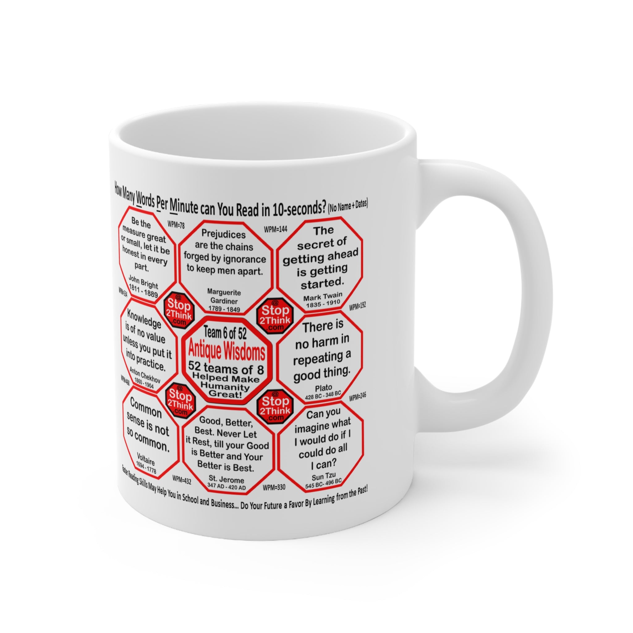 Speed Reading Challenge Mug - Boost Your Reading Skills