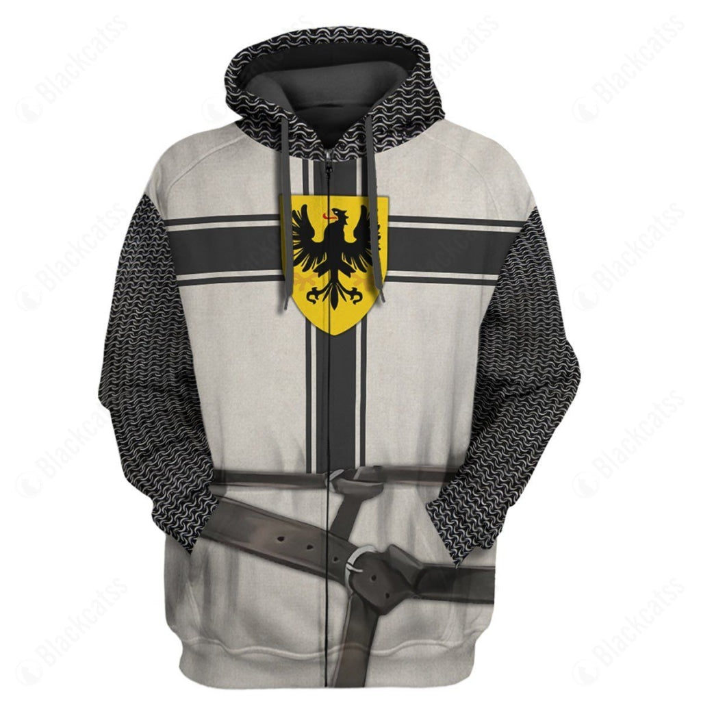 Custom Teutonic Knight 1190 Themed Apparel