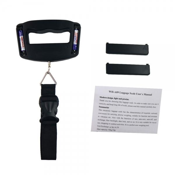 Portable 50kg/10g Digital Luggage Scale with LCD Display