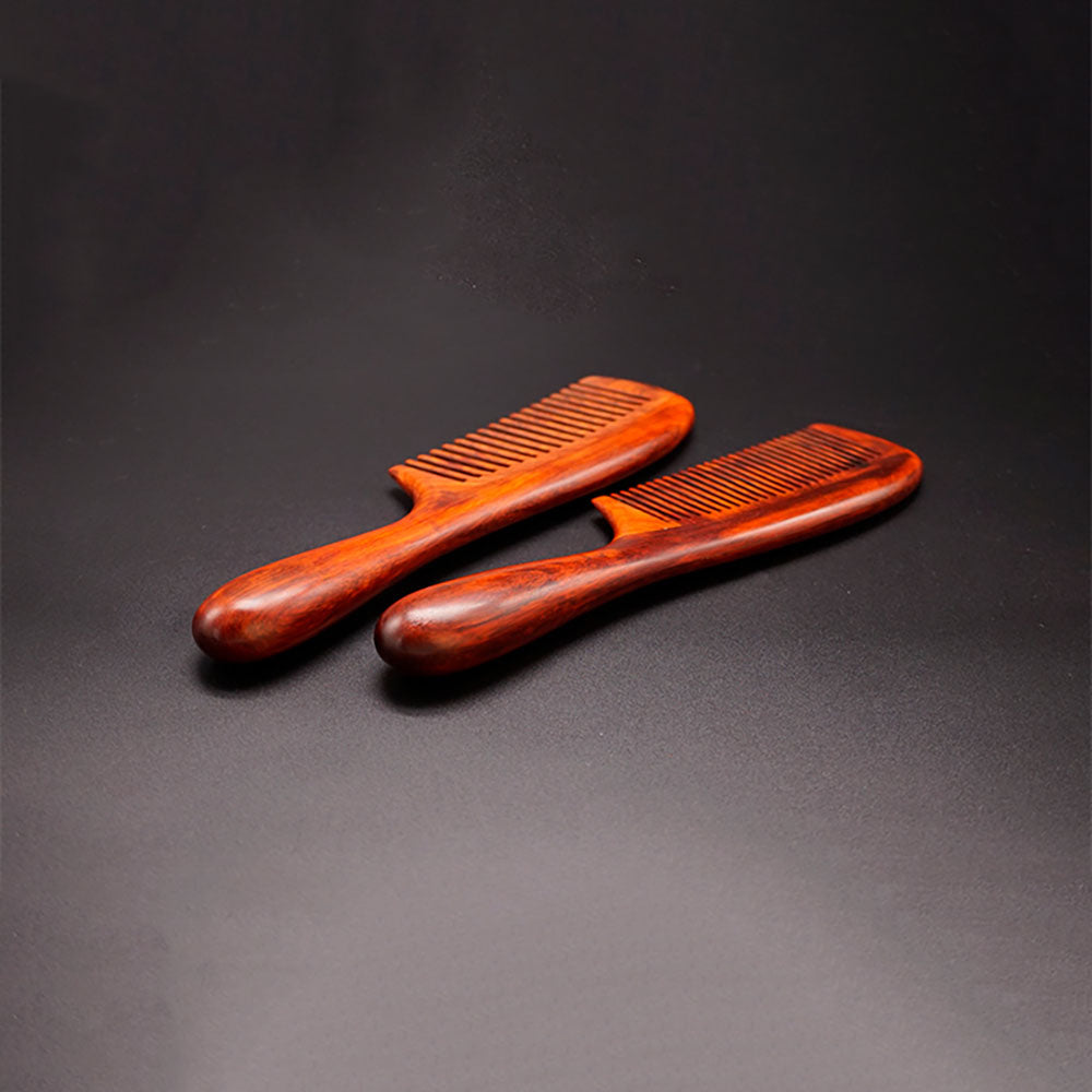 African Rosewood Handcrafted Massage Comb for Health Hair Therapy