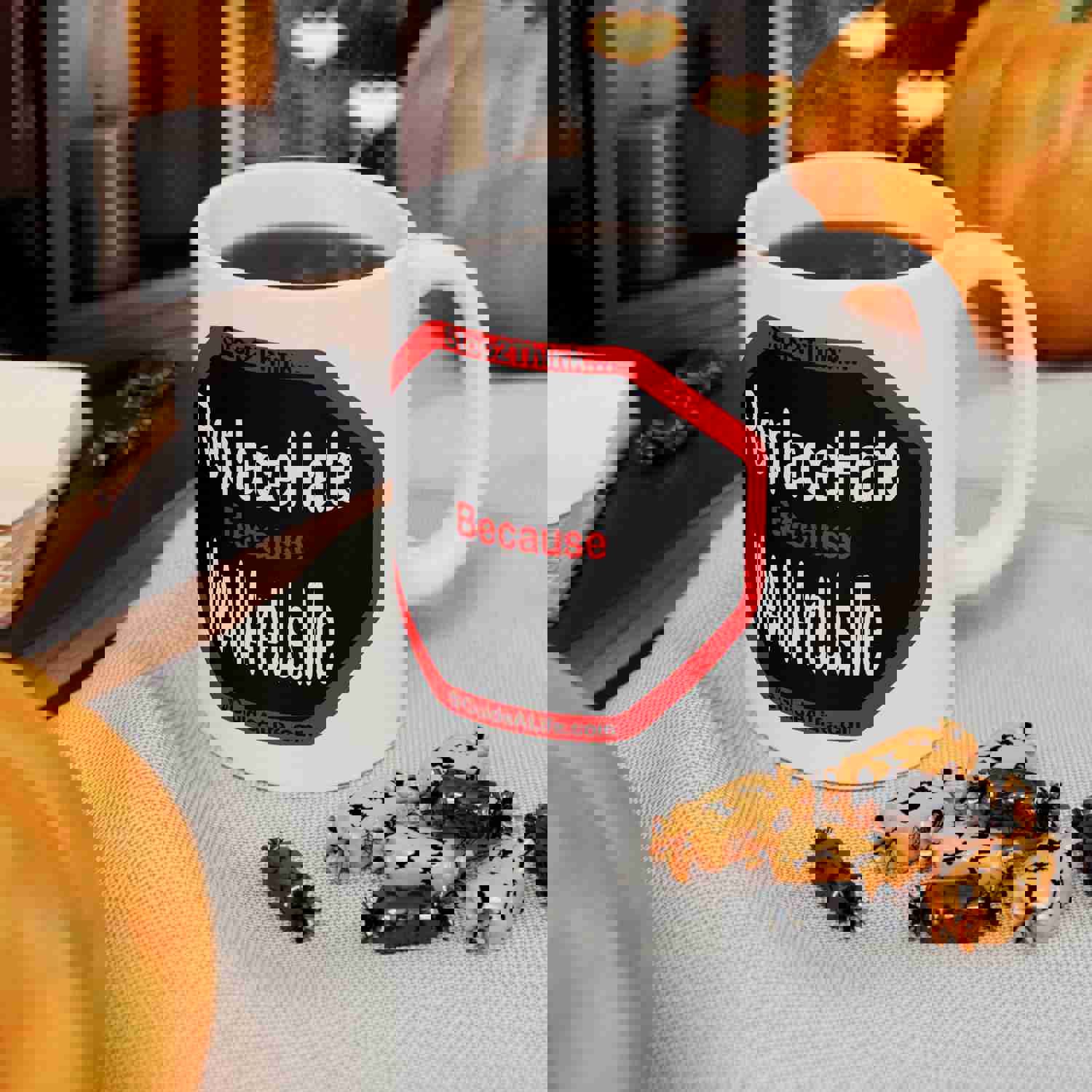 Embrace Unity with WeAllAreUs.Me Ceramic Mug