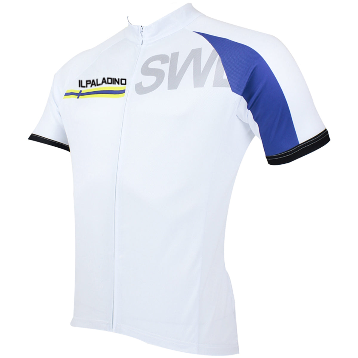 ILPALADINO Sweden MTB Cycling Jersey for Men - Breathable, Quick-Dry, 3 Pockets Road Bike Shirt